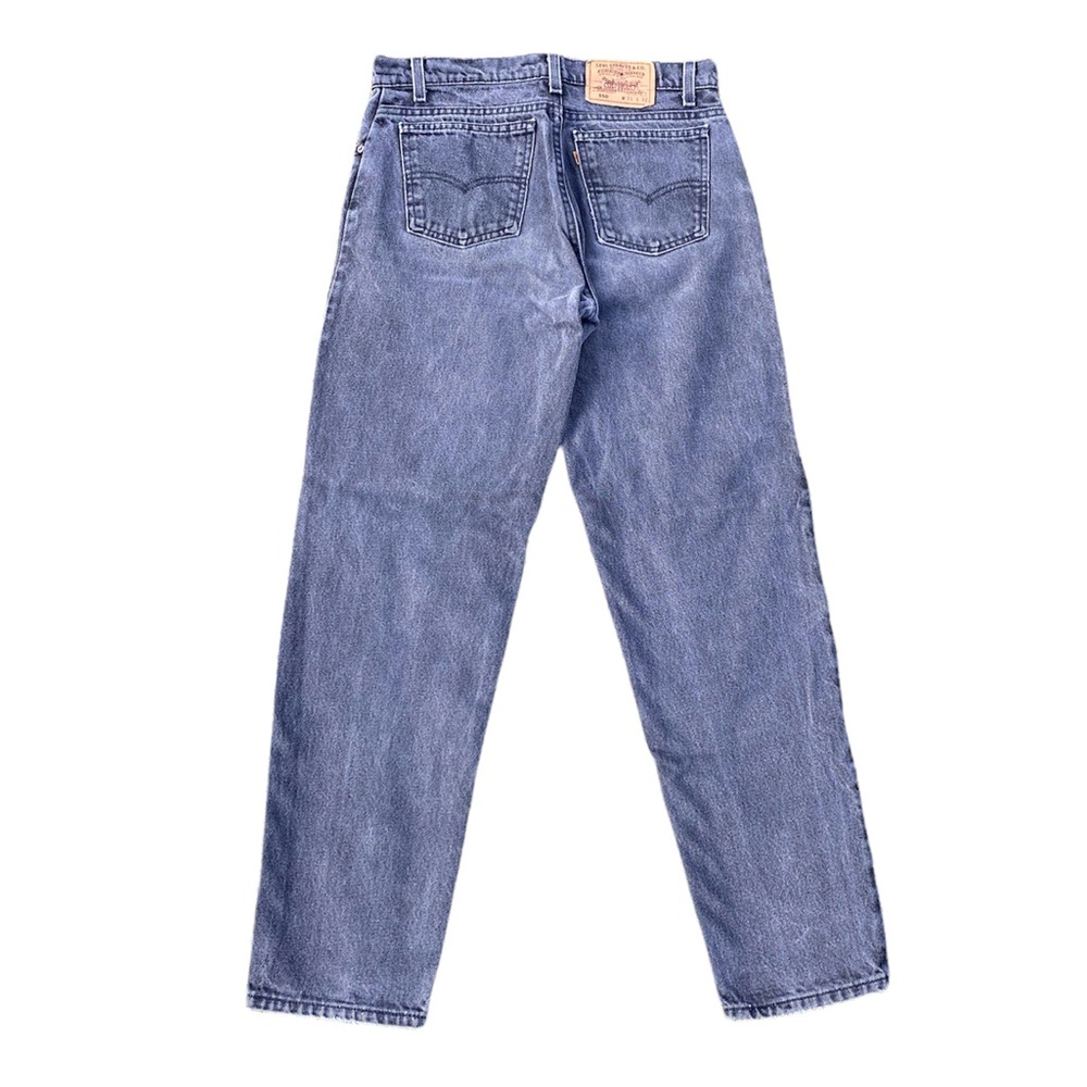 Mens vintage black faded Levi’s 550 jeans